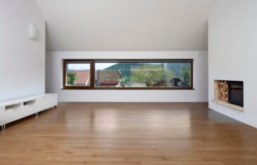 casa con riscaldamento senza termosifoni