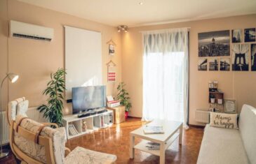 soggiorno con parquet